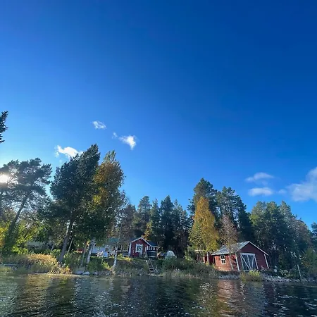 Laplandliv Cabin On The Lake With Hottub Bjorkliden  Exterior photo